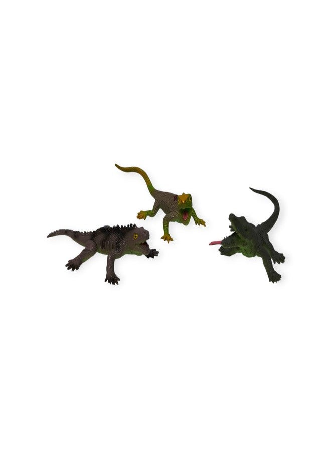 DIMAZO Small Kids Sea & Wild Animal Toys Sets for Fun, Educational, Spark Imagination and Learning (Multi Choice Sets) (Reptiles Animals) 12pcs - Image 5